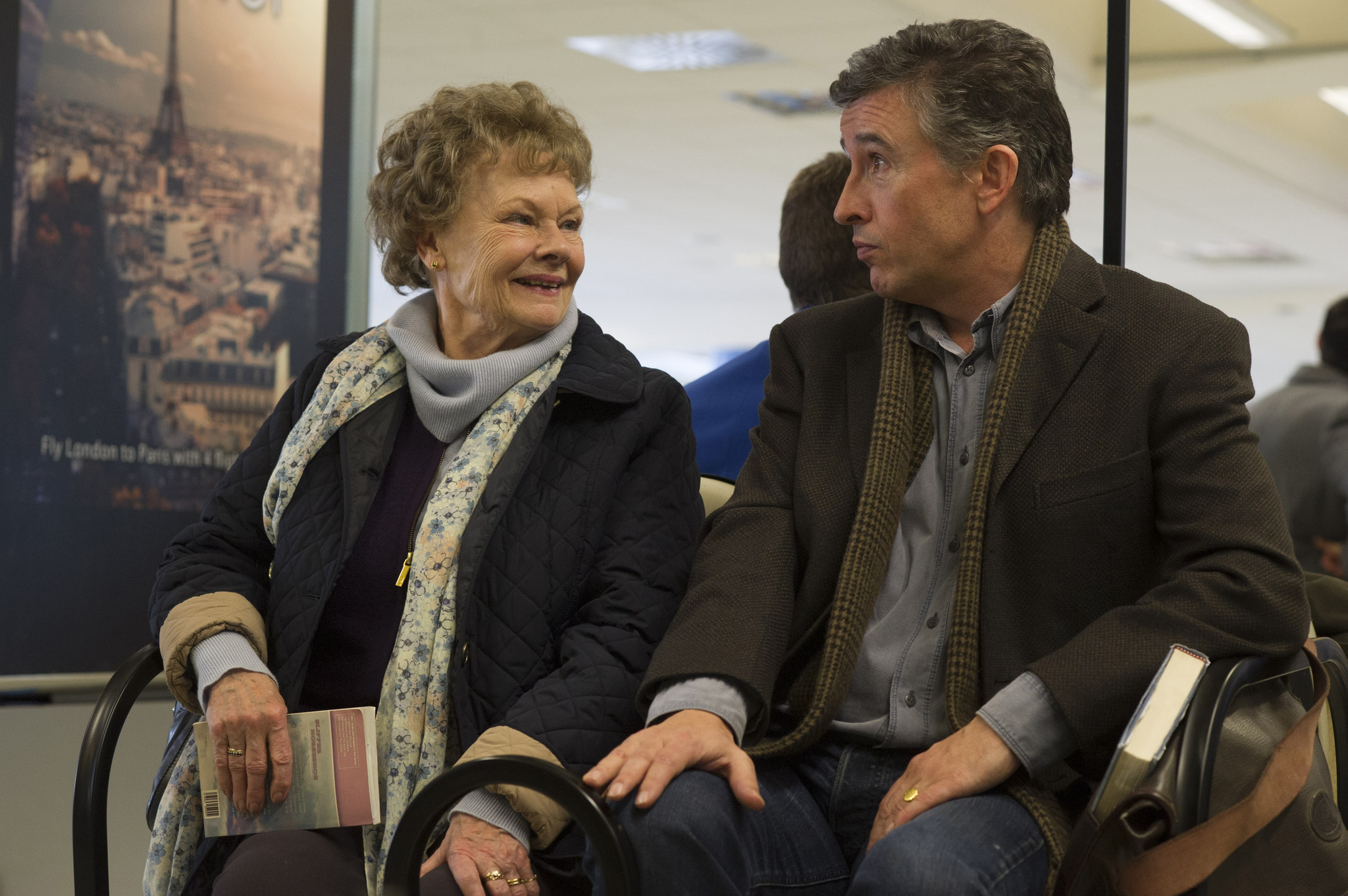 Still of Judi Dench and Steve Coogan in Filomena (2013)