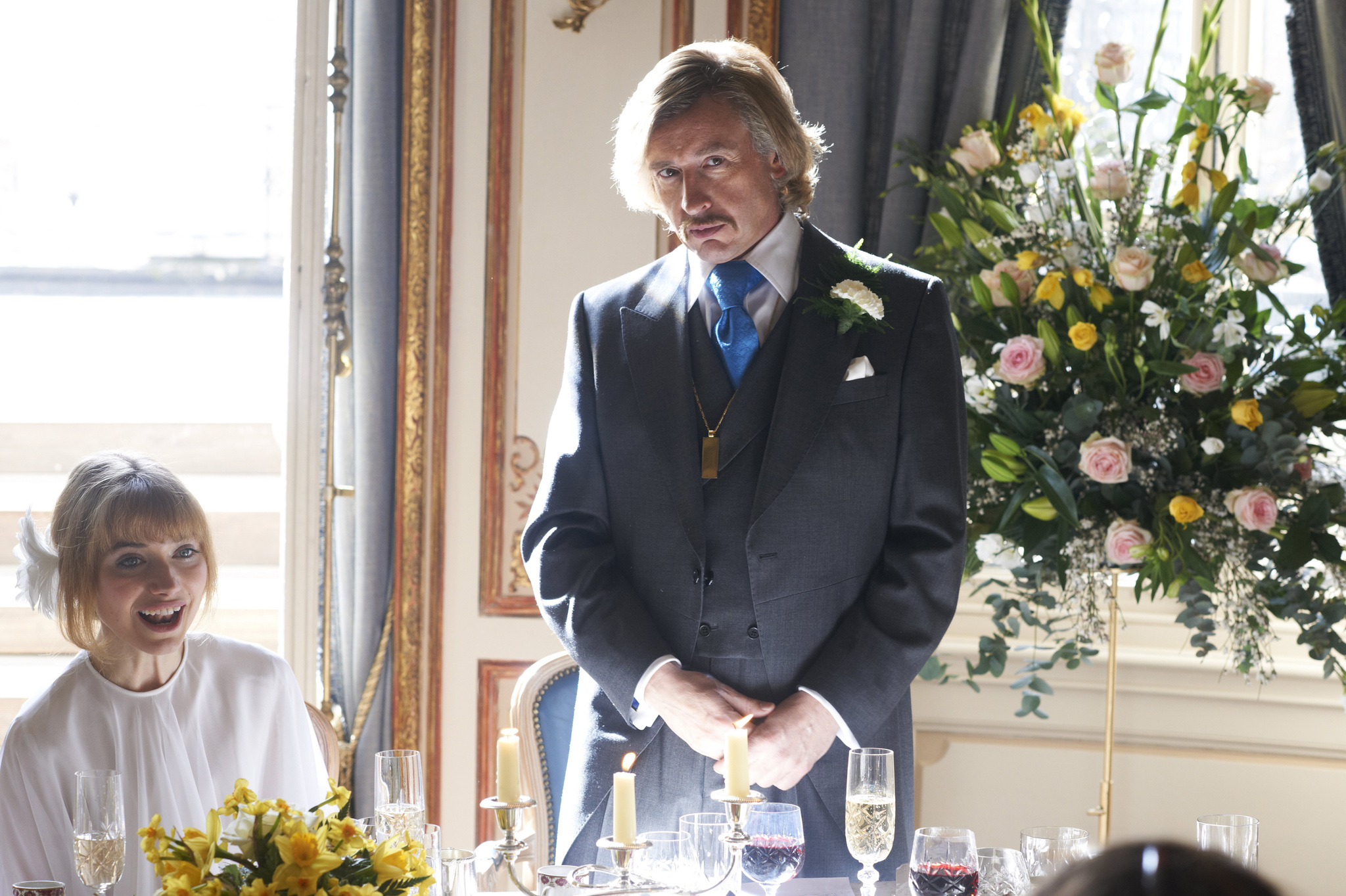Still of Steve Coogan and Imogen Poots in Taip atrodo meile (2013)