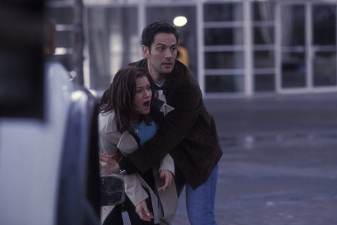 Still of A.J. Cook and Michael Landes in Galutinis tikslas 2 (2003)