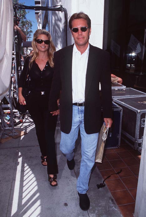 Christie Brinkley and Peter Cook