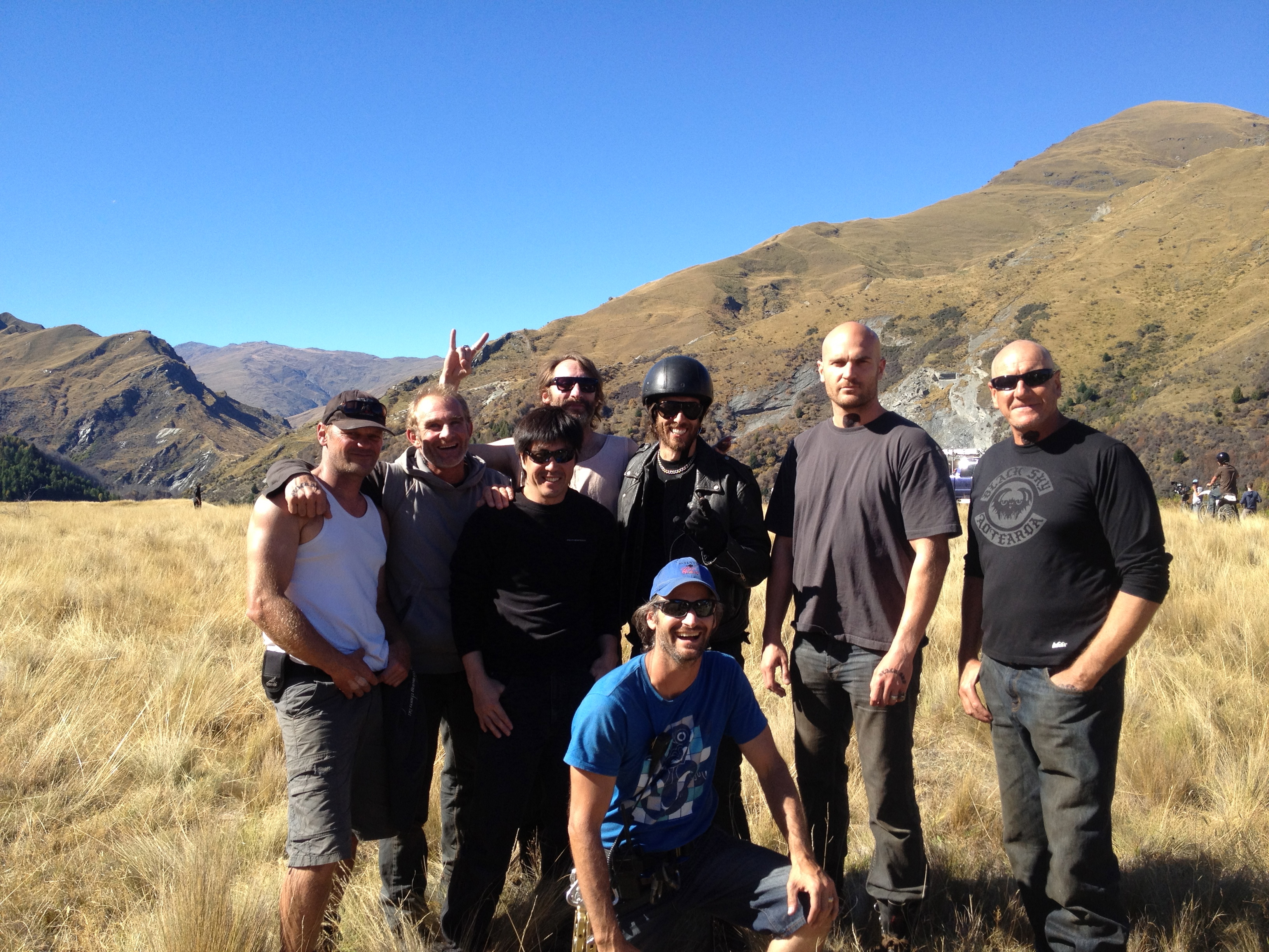 My boys on location for Top of the Lake. Awesome team and awesome times in beautiful Queenstown