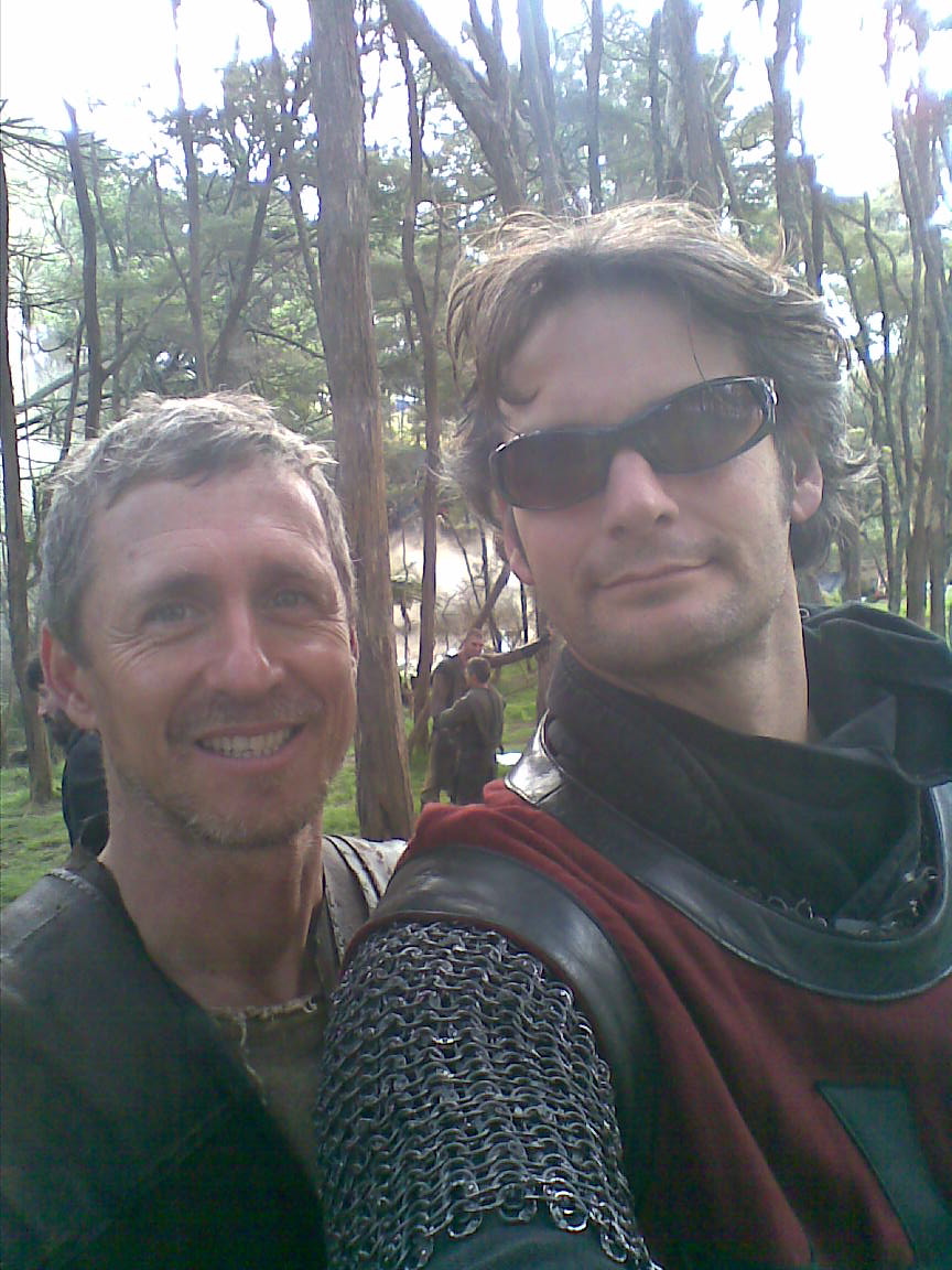 Selfie snap on a break between another sword and shield battle with the one and only Dave Muzzerall