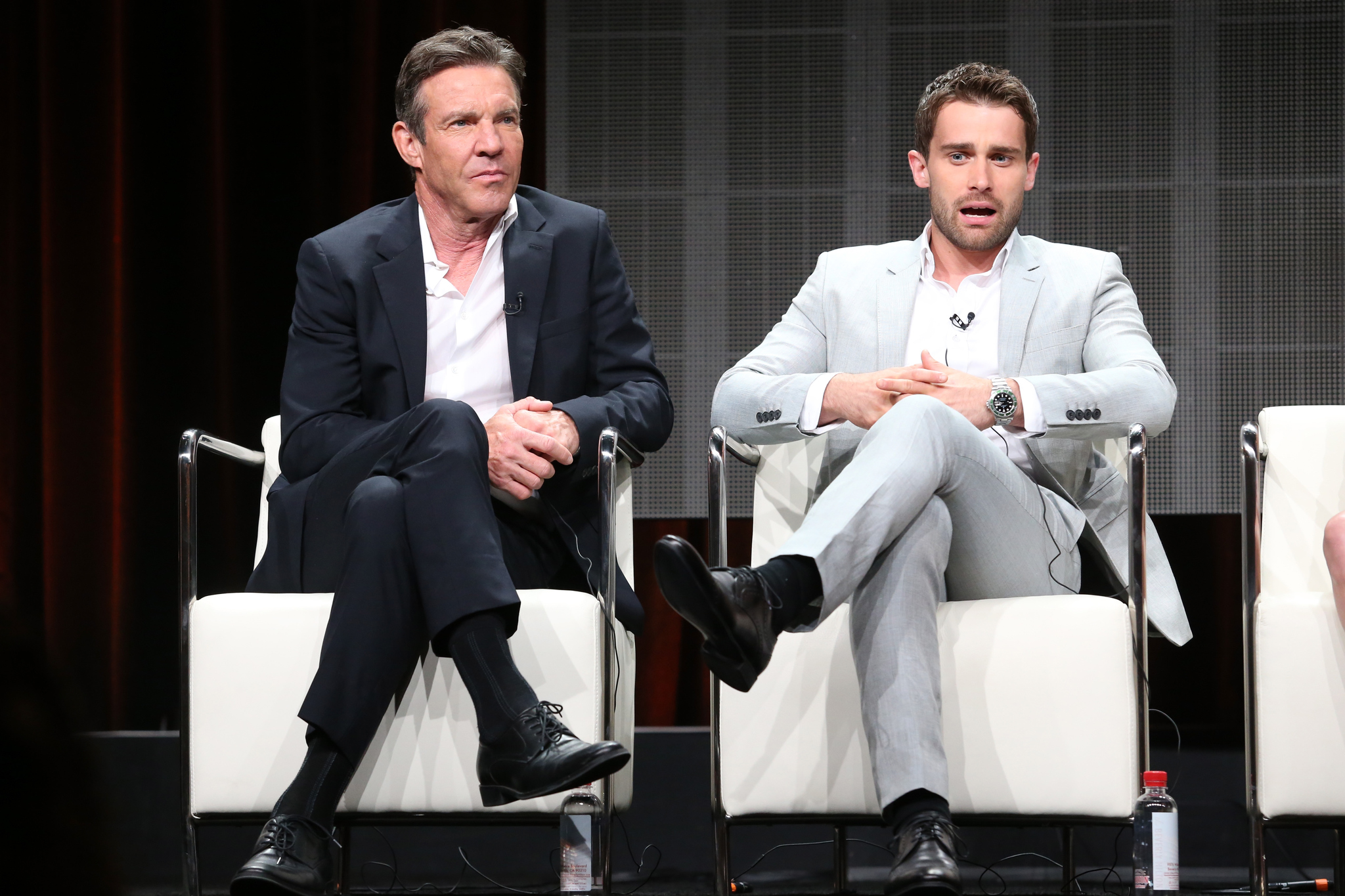 Dennis Quaid and Christian Cooke at event of The Art of More (2015)