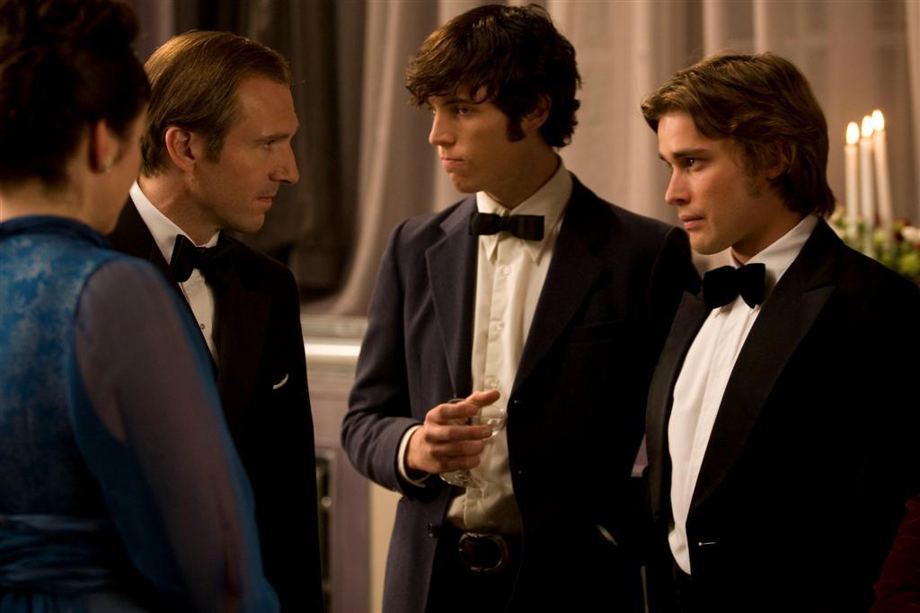 Ralph Fiennes, Christian Cooke and Tom Hughes in Cemetery Junction (2010)