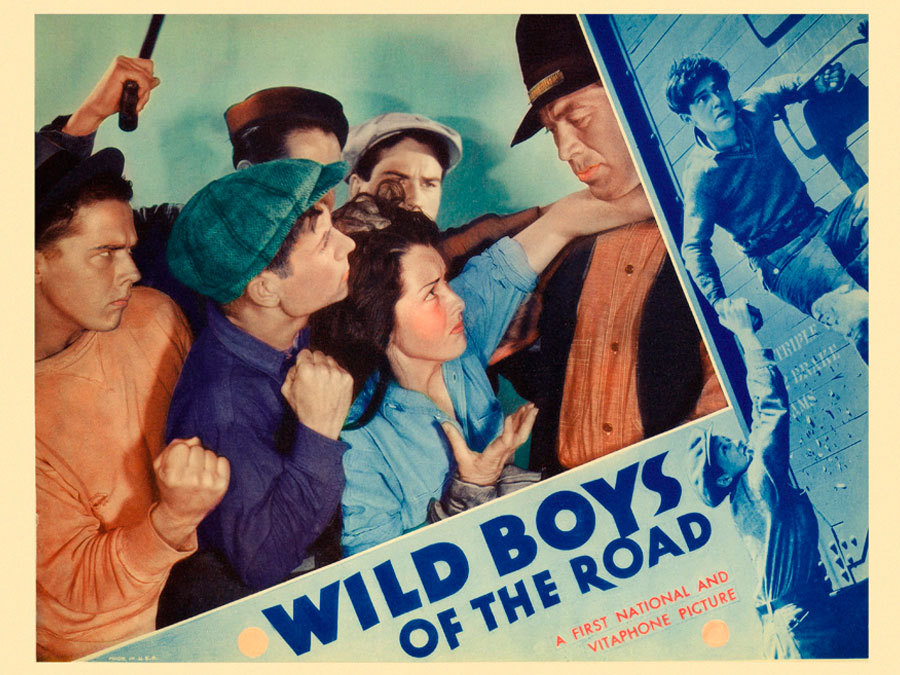 Still of Ward Bond, Dorothy Coonan Wellman, Frankie Darro and Rochelle Hudson in Wild Boys of the Road (1933)