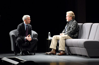 Ridley Scott and Anderson Cooper