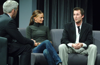 Gabrielle Anwar, Noah Wyle and Anderson Cooper