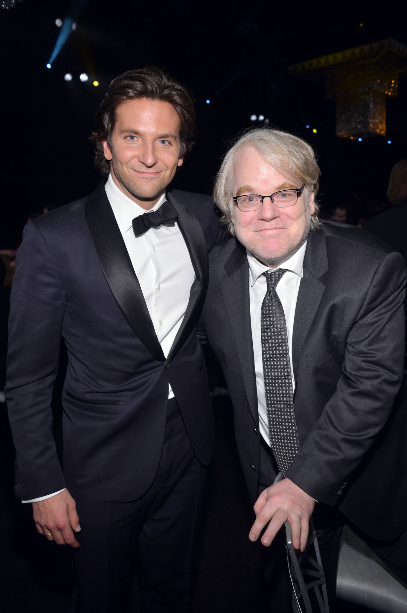 Philip Seymour Hoffman and Bradley Cooper