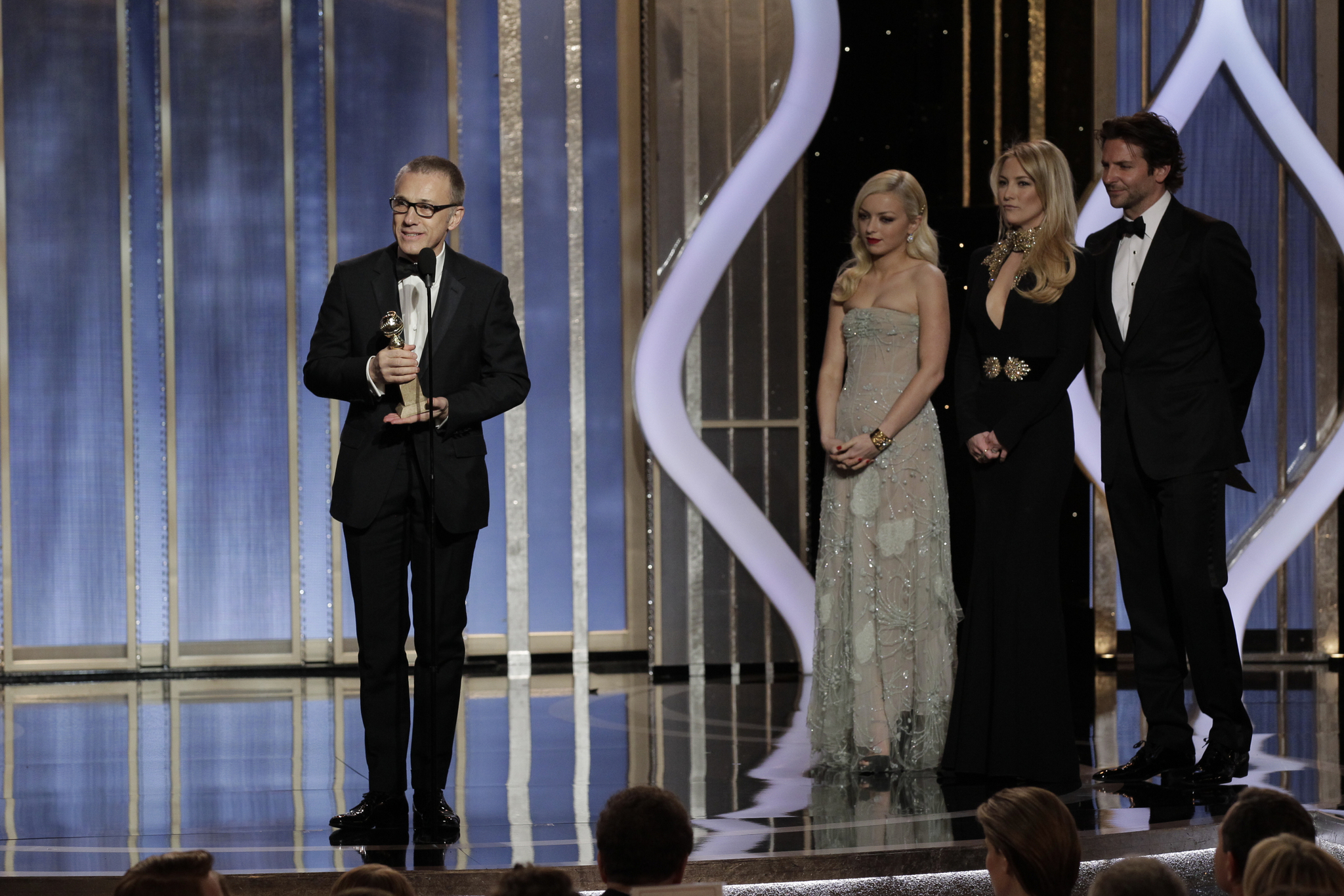 Kate Hudson, Bradley Cooper, Francesca Eastwood and Christoph Waltz