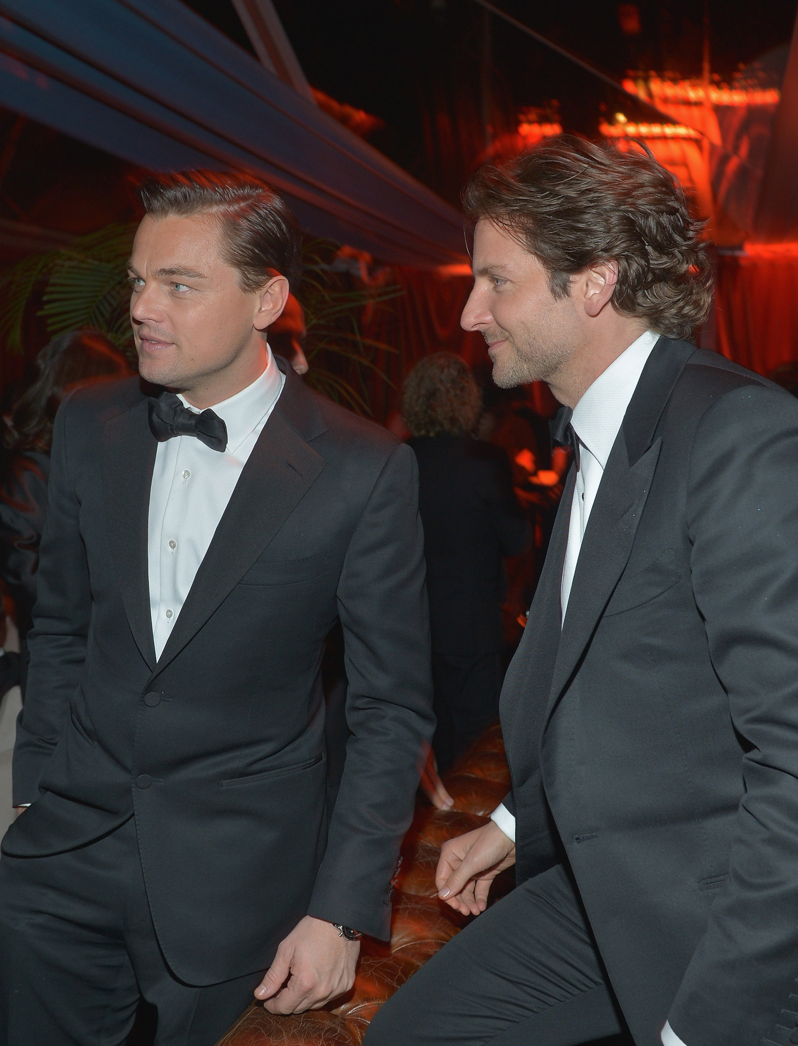 Leonardo DiCaprio and Bradley Cooper