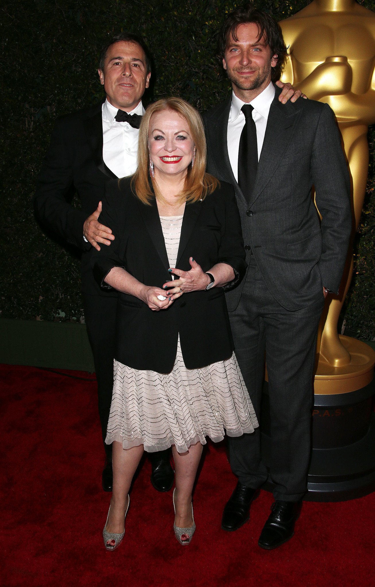 Bradley Cooper, David O. Russell and Jacki Weaver