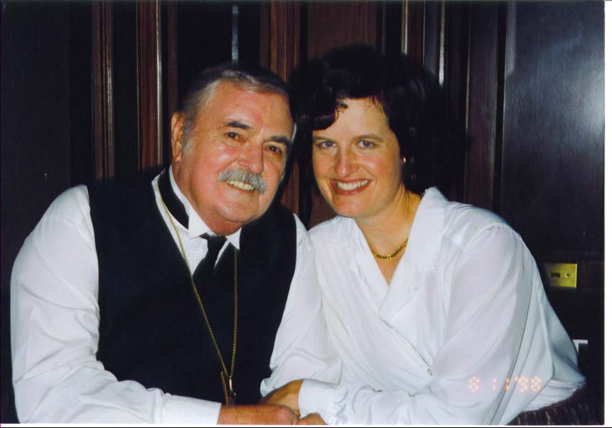 With James Doohan in The Duke, 1999