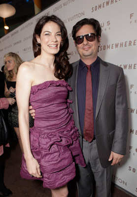 Roman Coppola and Michelle Monaghan at event of Somewhere (2010)