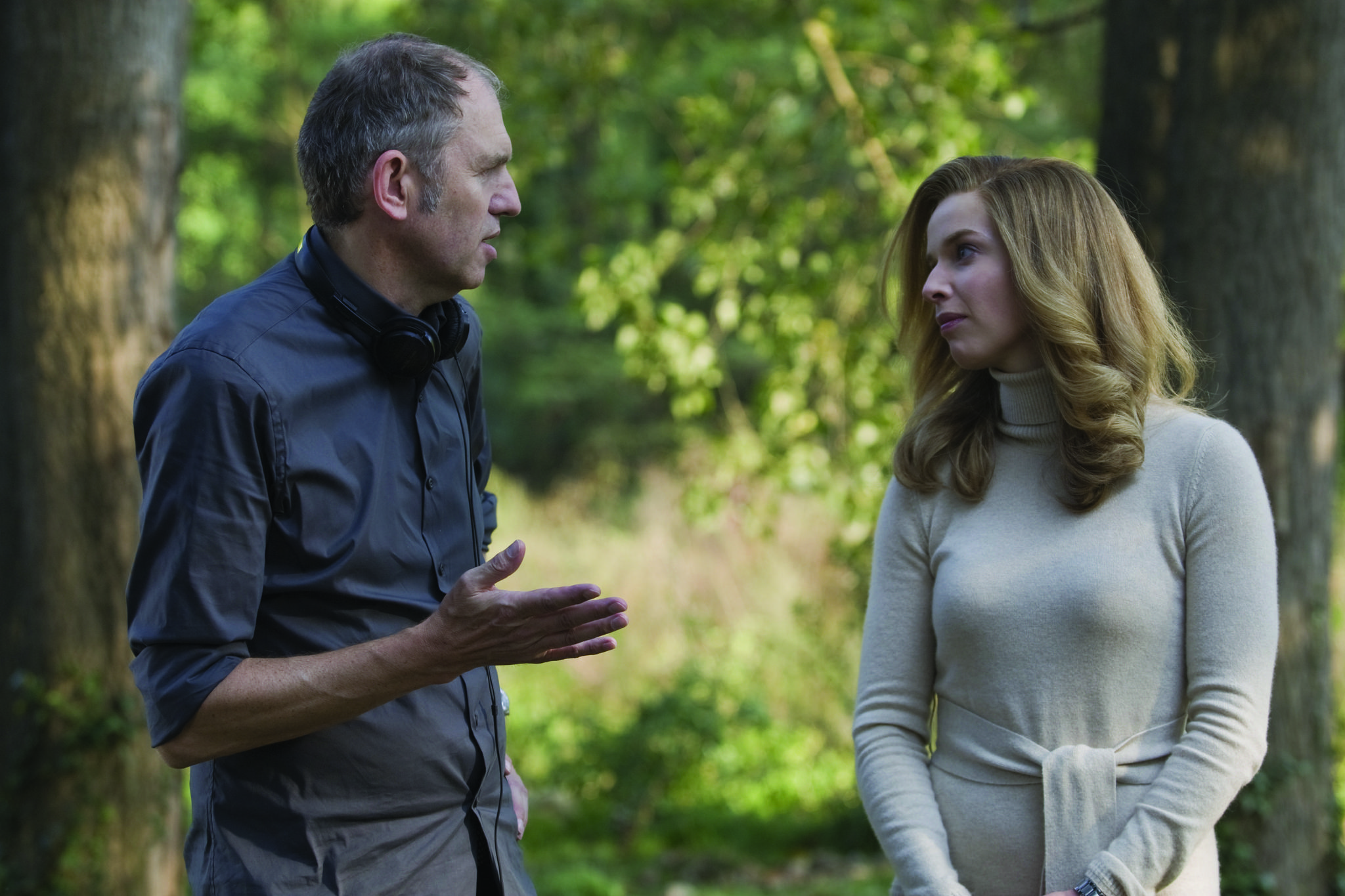 Still of Anton Corbijn and Thekla Reuten in The American (2010)