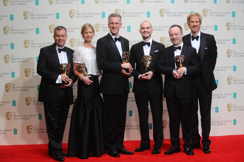 Neil Corbould, Nikki Penny, David Shirk, Chris Lawrence, Tim Webber, Matthew Modine - VFX BAFTA for GRAVITY