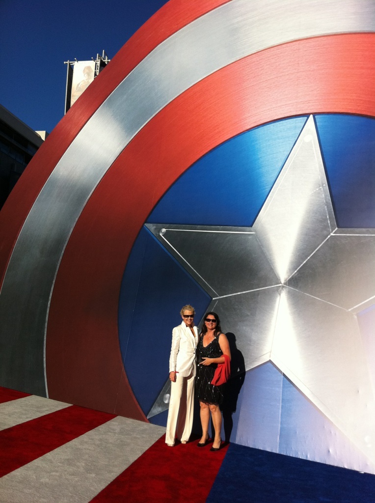 Imelda Corcoran Captain American LA Premiere July 2011 (Victoria Alonso Co Producer)