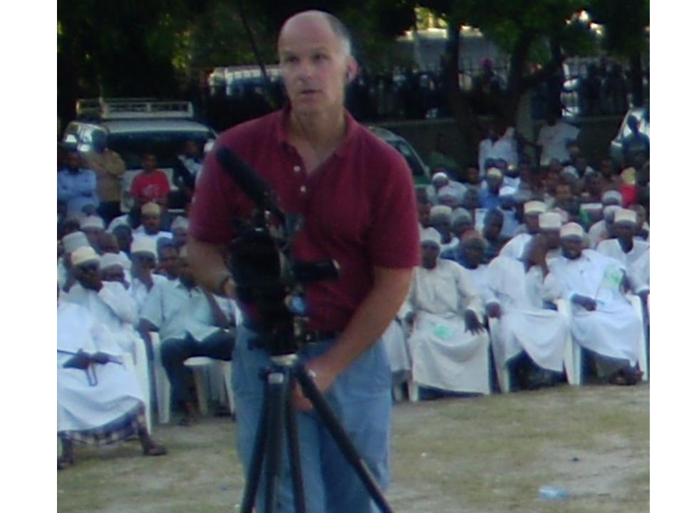 Jay at an Islamic celebration in Dar es Salaam, Tanzania