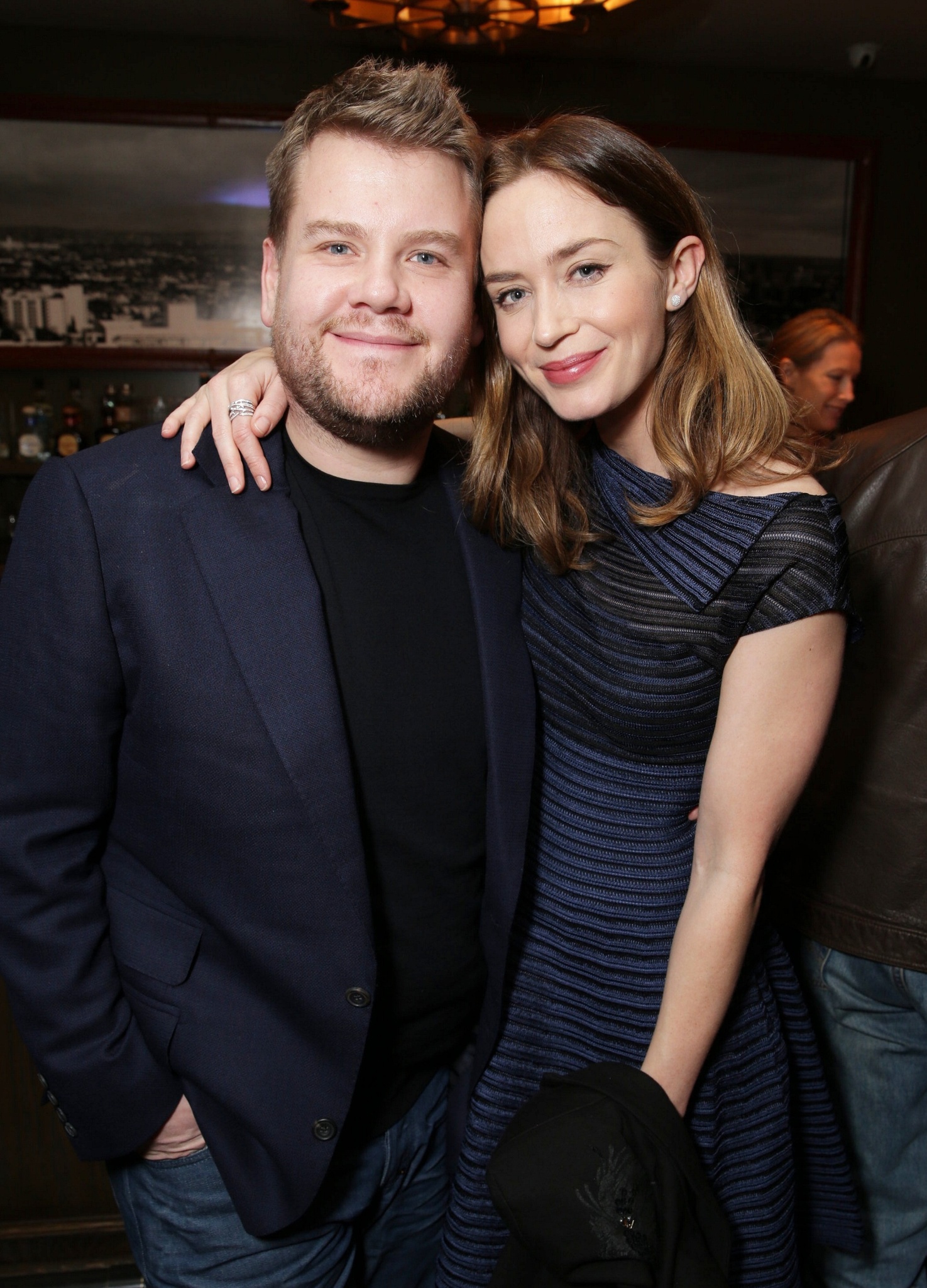 James Corden and Emily Blunt at event of Into the Woods (2014)