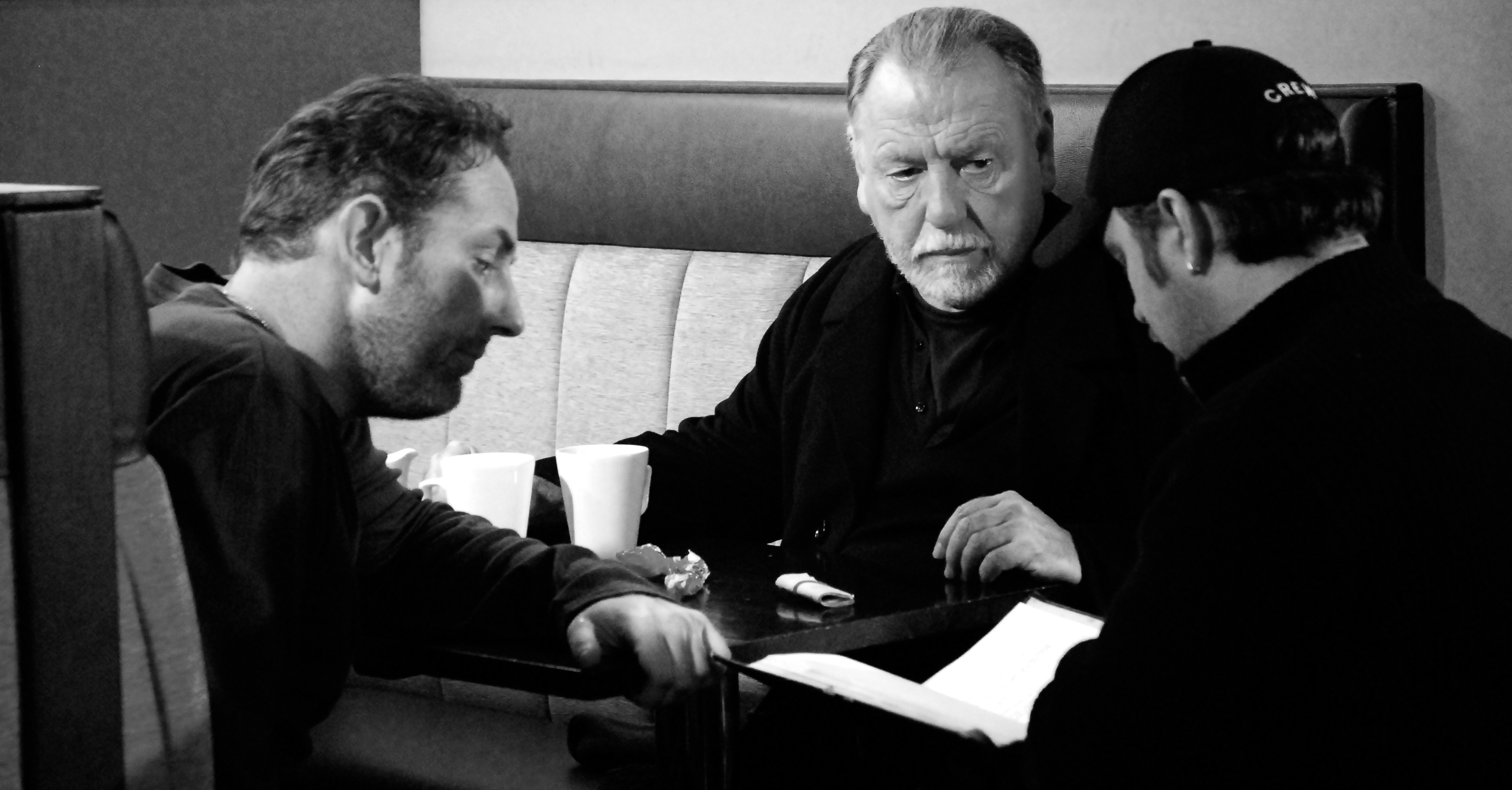 Director Dale Corlett on Running in Traffic set directing Kenneth Cranham and Bryan Larkin