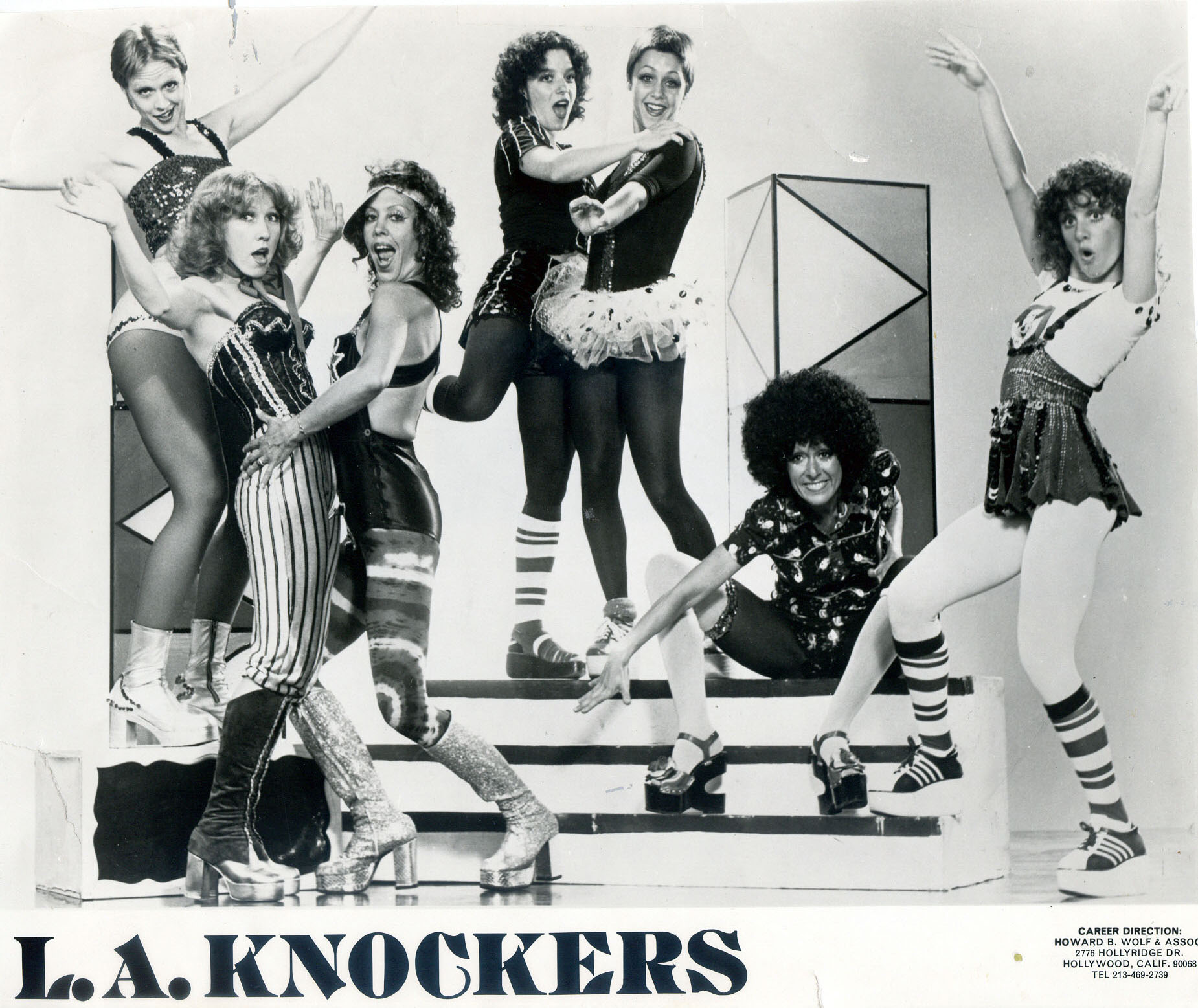 1975 L A Knockers Dance Group- Dick Clark - Rock & Roll Show Las Vegas