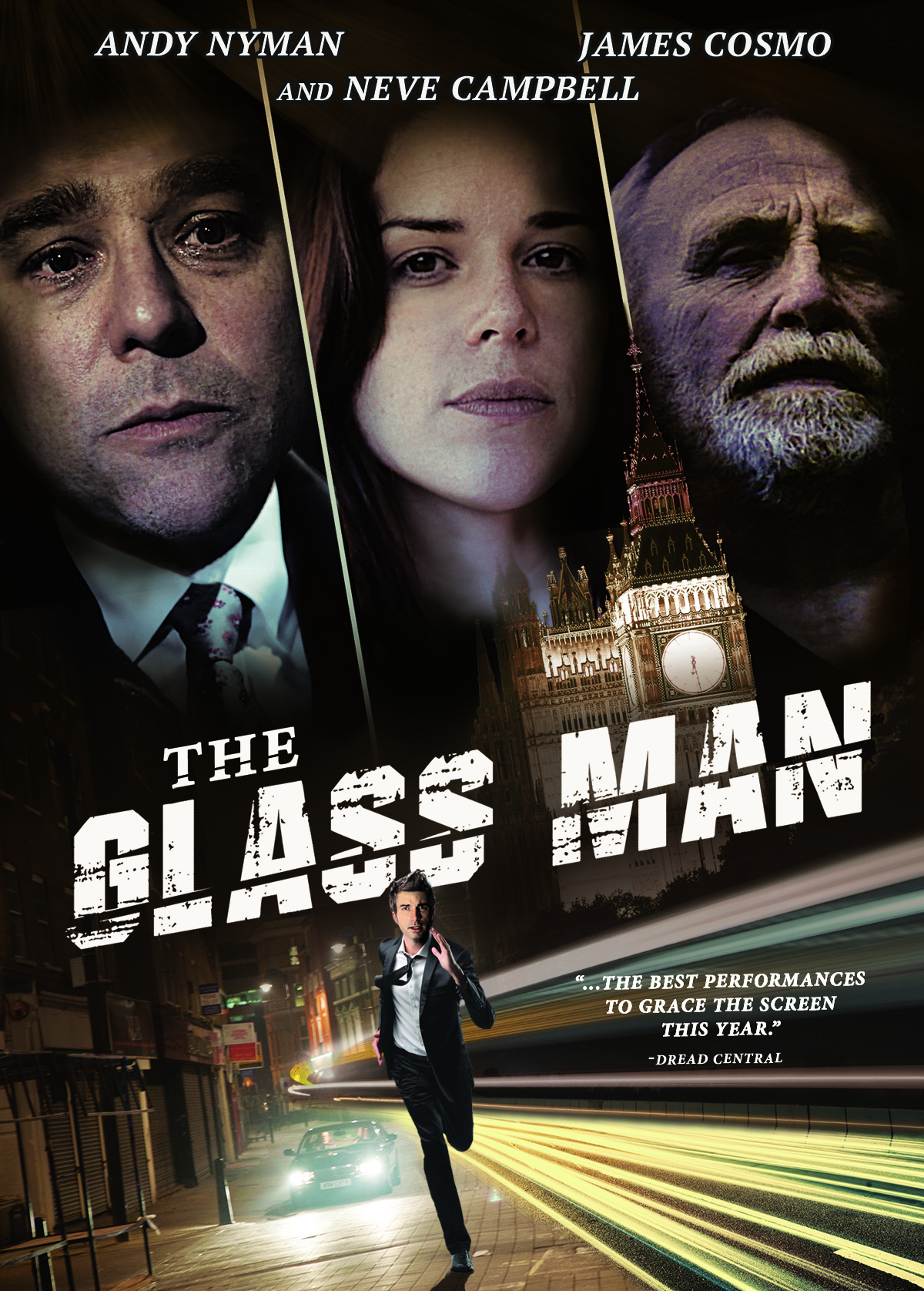 Neve Campbell, James Cosmo and Andy Nyman in The Glass Man (2011)