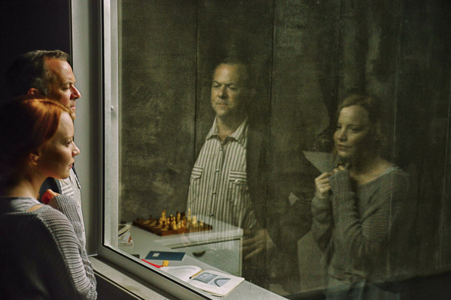 Still of Lauren Ambrose and David Costabile in Dig (2015)