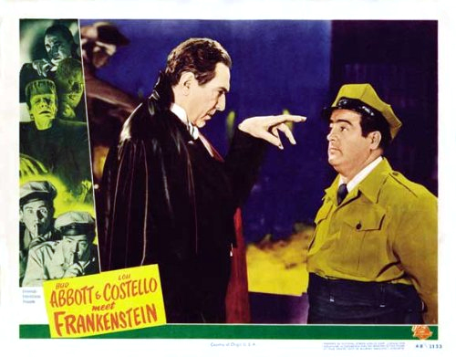 Bela Lugosi and Lou Costello in Bud Abbott Lou Costello Meet Frankenstein (1948)