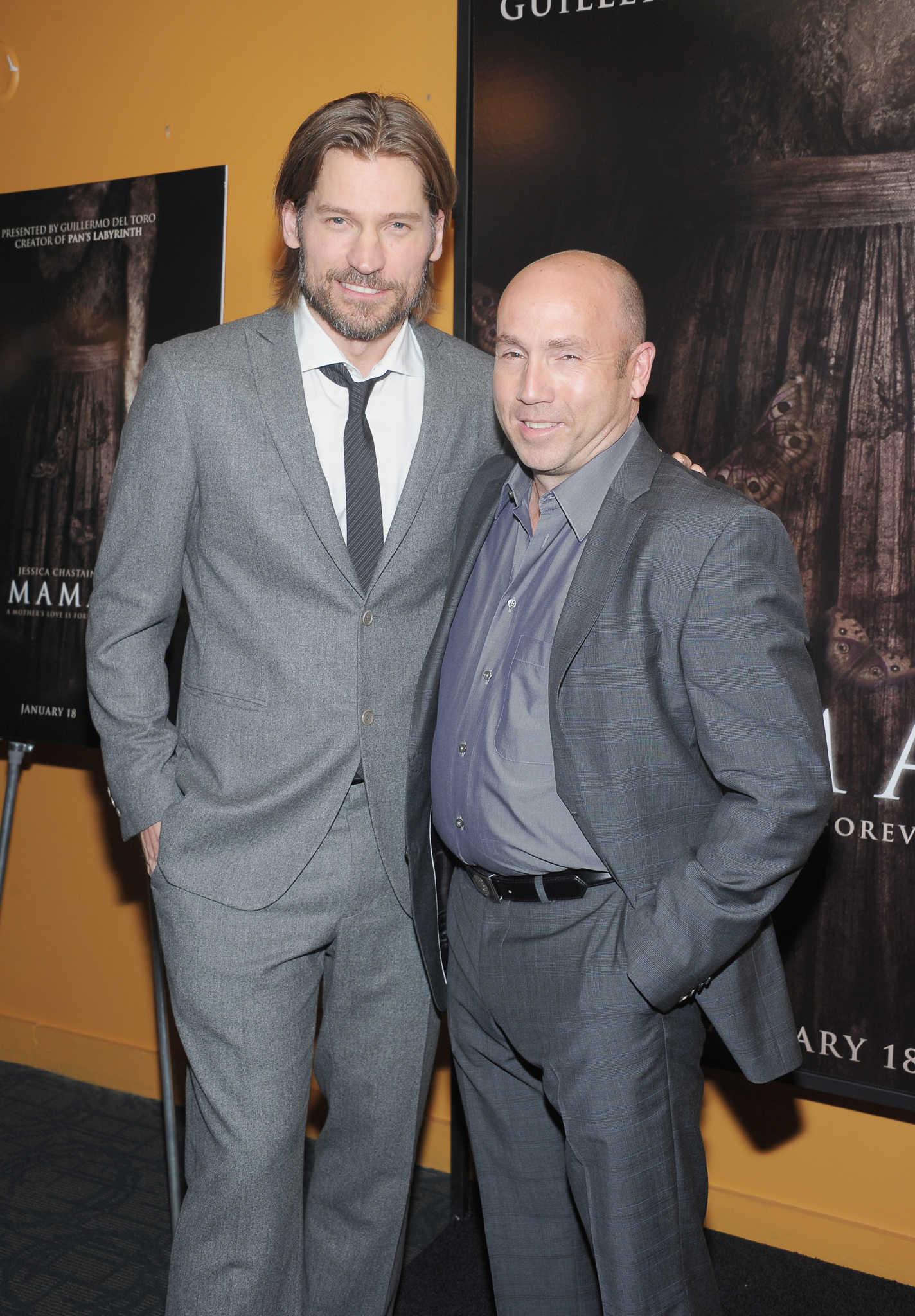 Nikolaj Coster-Waldau and J. Miles Dale at event of Mama (2013)