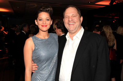 Harvey Weinstein and Marion Cotillard