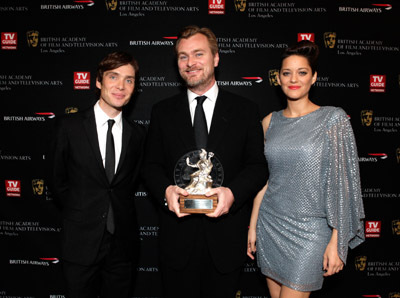 Marion Cotillard, Cillian Murphy and Christopher Nolan