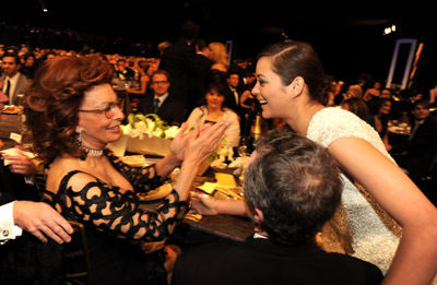 Sophia Loren and Marion Cotillard