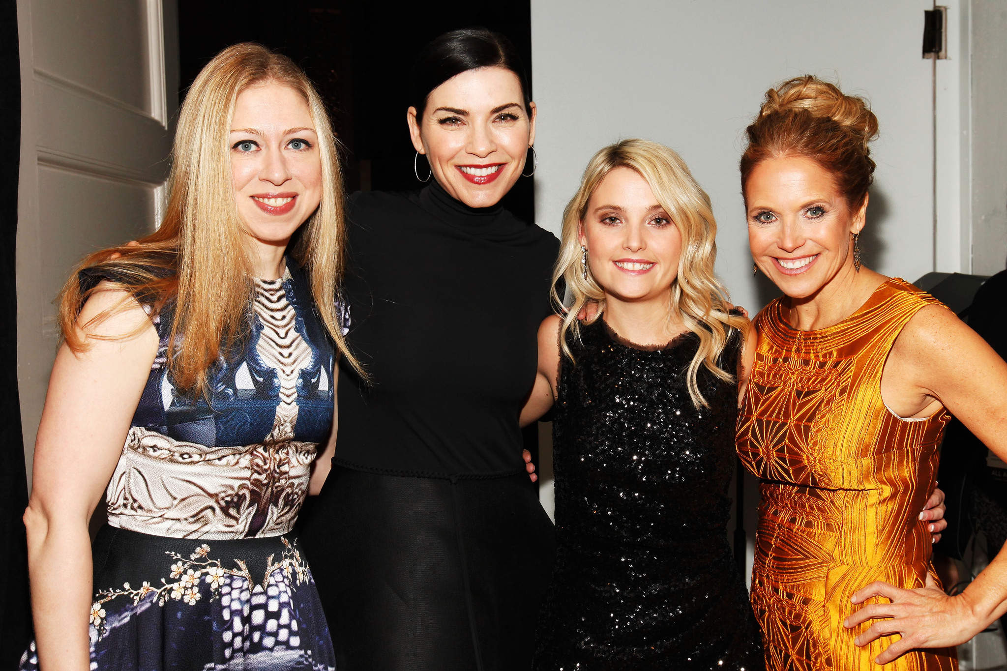 Julianna Margulies, Chelsea Clinton and Katie Couric