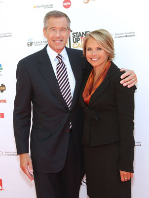Katie Couric and Brian Williams