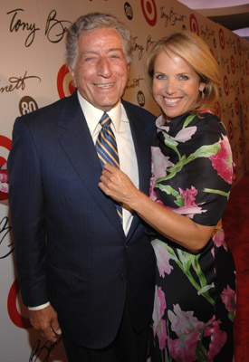 Tony Bennett and Katie Couric