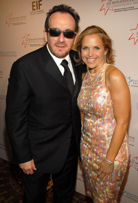 Elvis Costello and Katie Couric