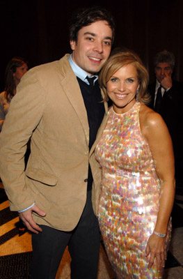 Katie Couric and Jimmy Fallon