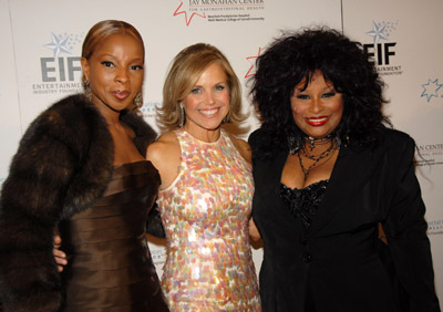 Mary J. Blige, Katie Couric and Chaka Khan