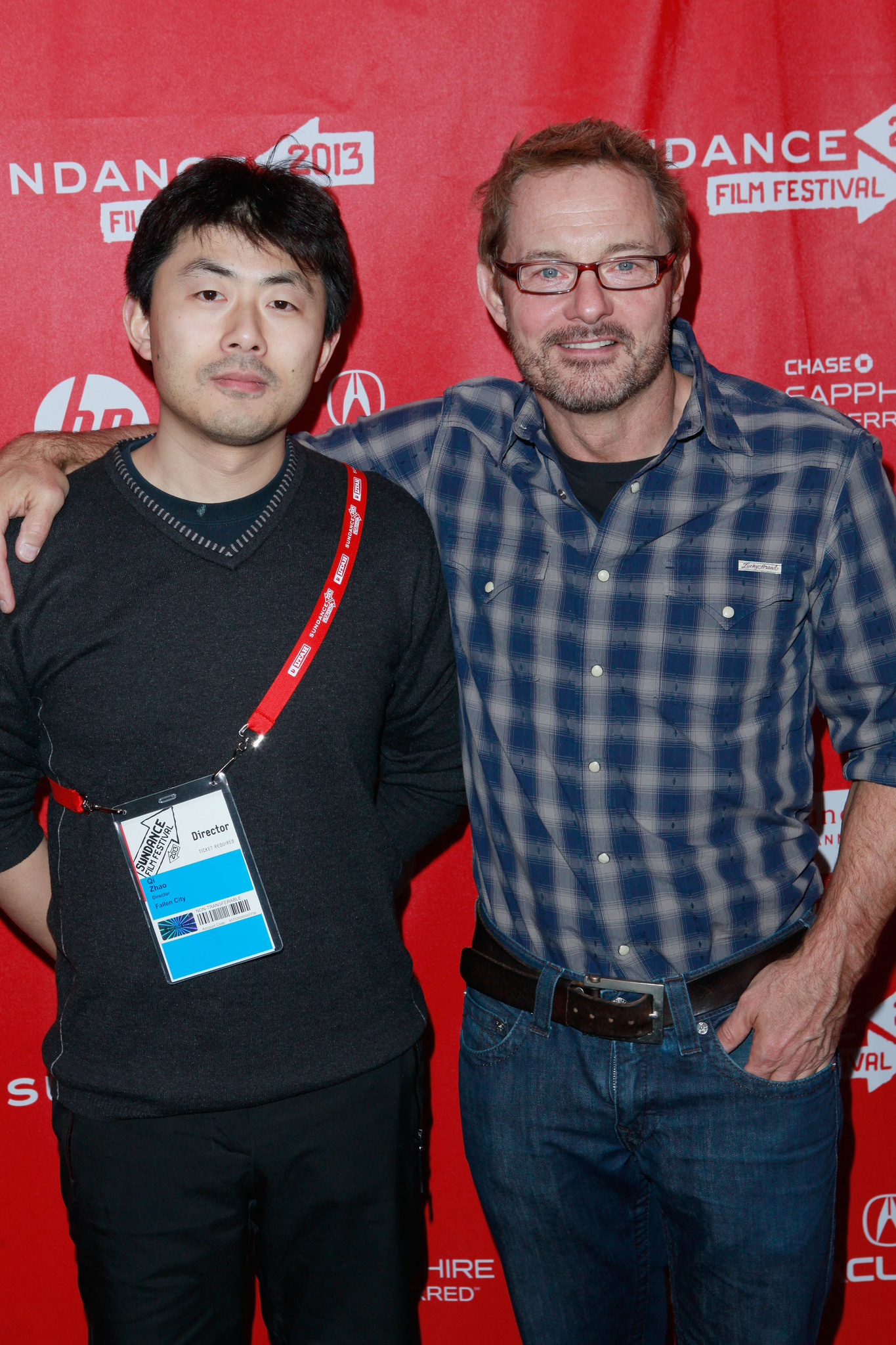 David Courier and Zhao Qi at event of Fallen City (2011)