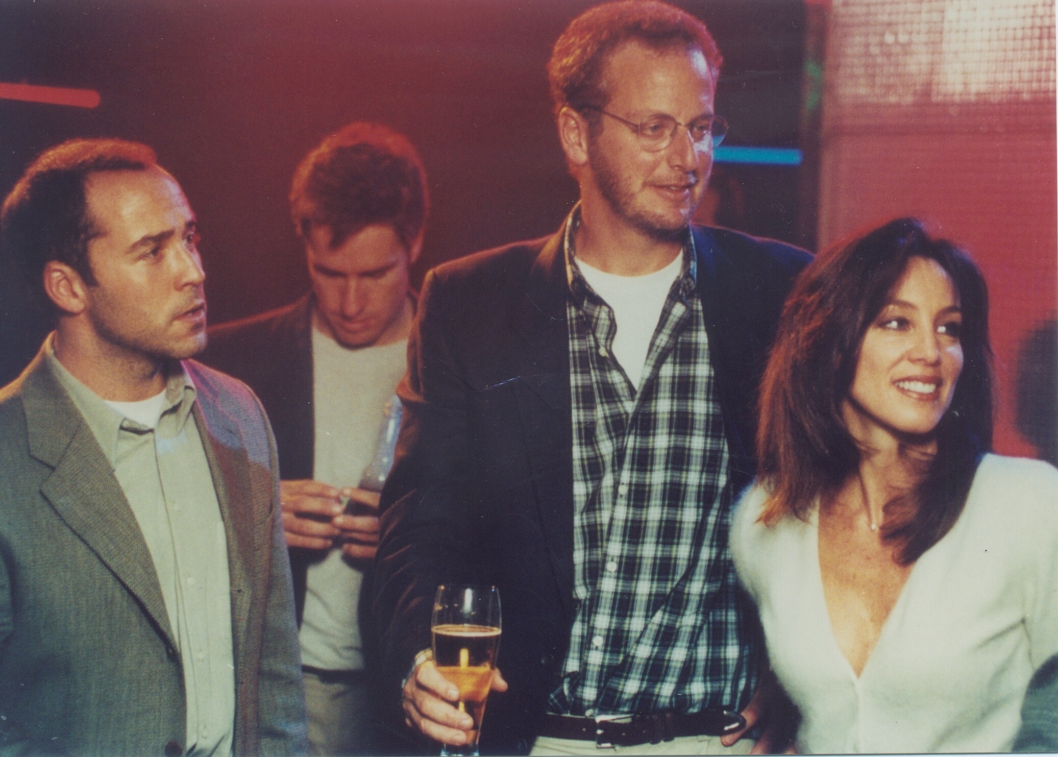 Jeremy Piven, Daniel Stern and Cindy set of Very Bad Things