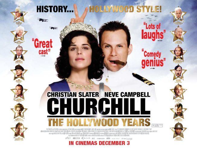I always wanted to work with Cristian Slater and got the chance on this one. 'Churchill The Hollywood Years' great fun to work on, shot in devon and the isle of mann. production design by Tom Burton, set dec by Barbara Herman Skelding.