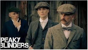 'Peaky Blinders' this gritty 1920's drama looks great, we shot on location in yorkshire and liverpool. production design by Grant Montgomery, set dec by Ussal Smithers.
