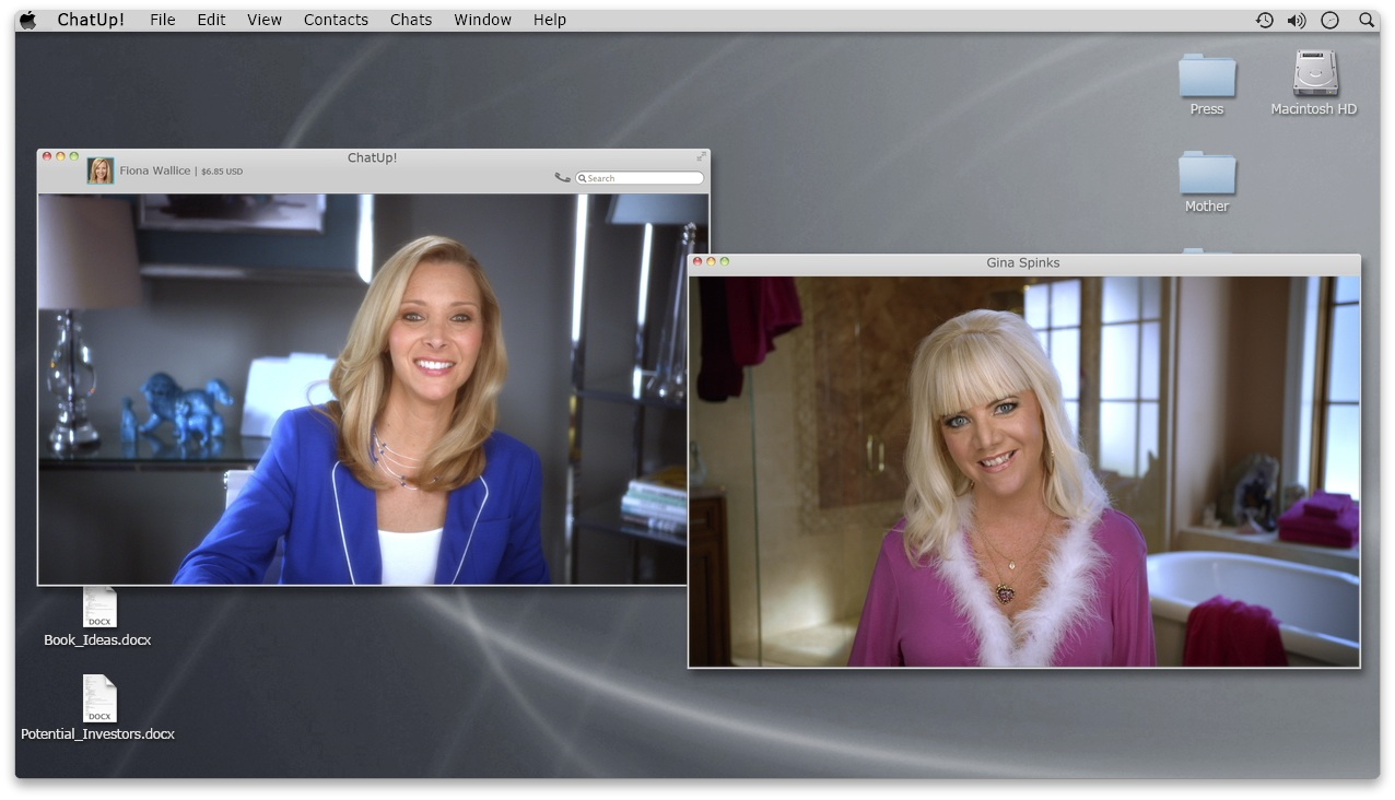 Still of Lisa Kudrow and Jennifer Elise Cox in Web Therapy (2011)