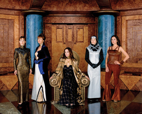 (l-r) Julie Cox, Susan Sarandon, Daniela Amavia, Alice Krige, Barbara Kodetova