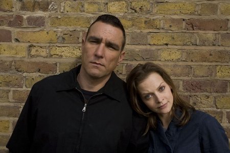 Vinnie Jones and Julie Cox in Brendan Foley's THE RIDDLE.