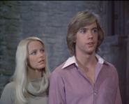 Ruth Cox and Shaun Cassidy in the Nancy Drew Hardy Boys series.