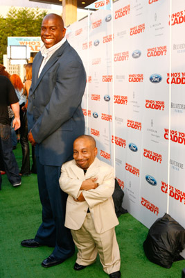 Magic Johnson and Tony Cox at event of Kas tavo Kedis? (2007)