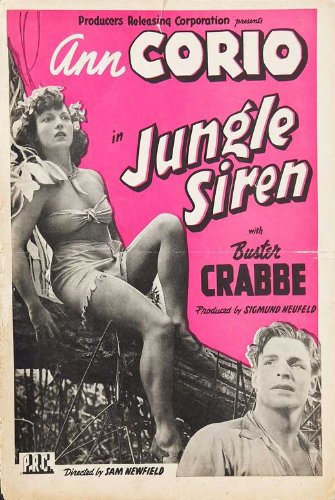 Ann Corio and Buster Crabbe in Jungle Siren (1942)