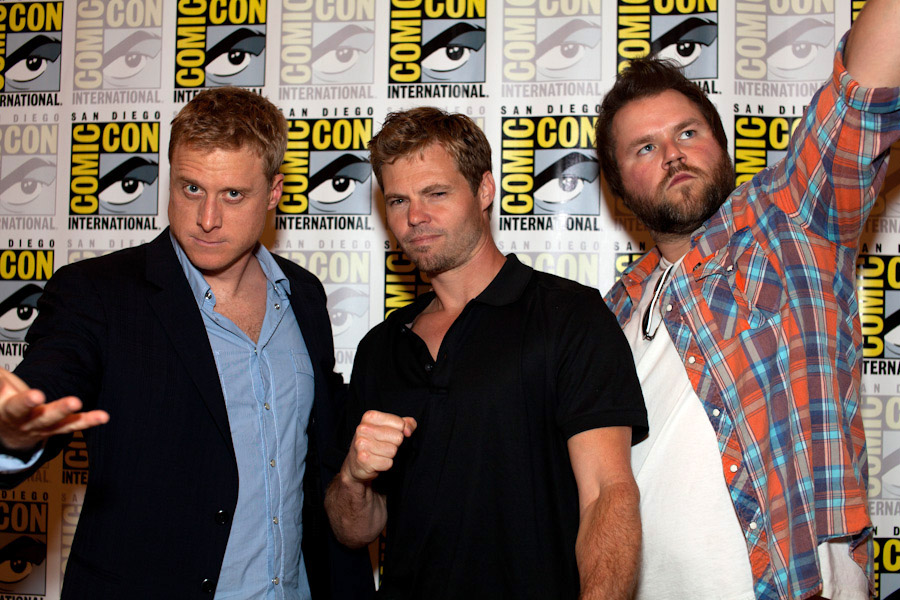 Alan Tudyk, Eli Craig, Tyler Labine at Comic con