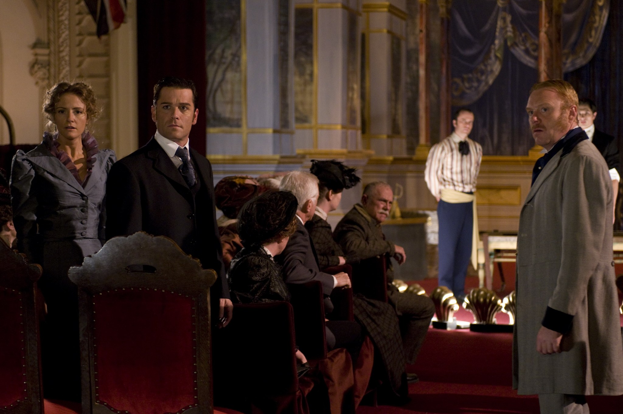 Still of Yannick Bisson, Thomas Craig and Helene Joy in Murdoch Mysteries (2008)