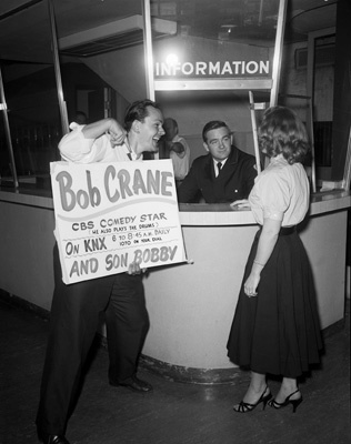 Bob Crane on his Los Angeles radio show on KNX